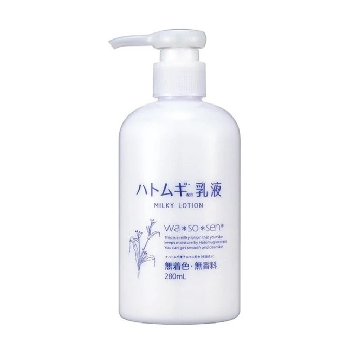 (OKA INTERNATIONAL) Wasosen Sữa Dưỡng Ẩm da Mặt Hatomugi